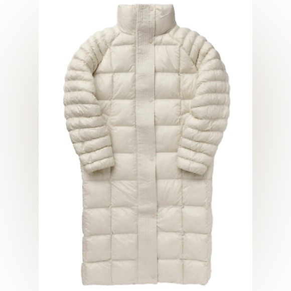 NEW Nike Sportswear Essential Therma-FIT Prima Parka in white - Picture 5 of 9